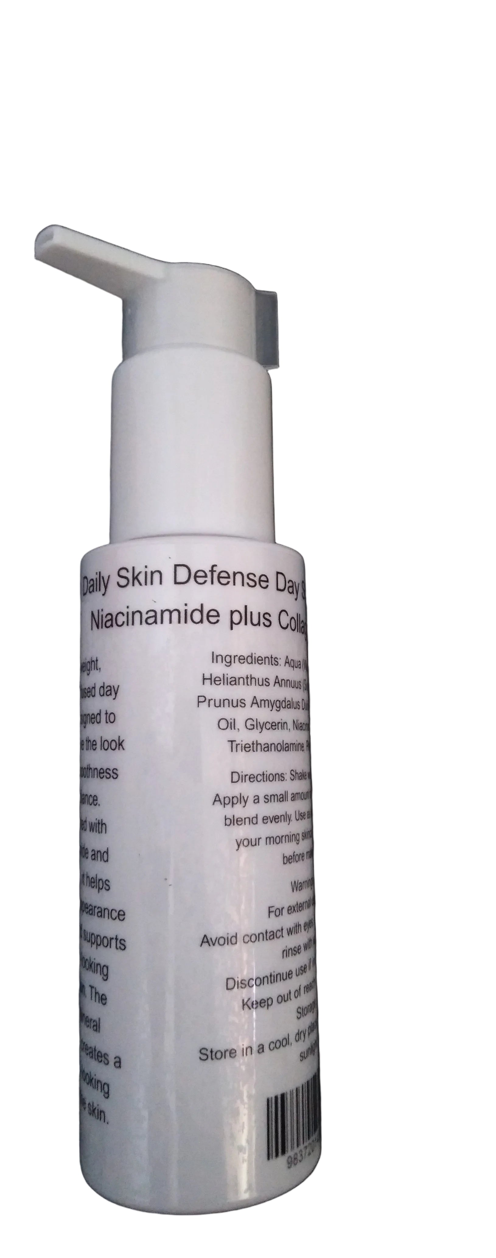 UV Protection Daily Skin Defense Day Serum – Niacinamide + Collagen 100 ml (5 Bottles)