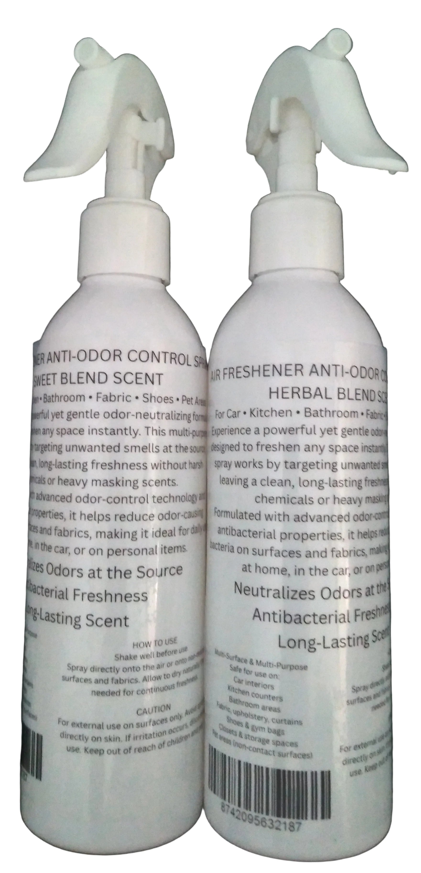 Air Freshener Spray Versatile Odor Eliminator for Room, Car Bathroom and Fabric (5 Bottles) 250 ml each