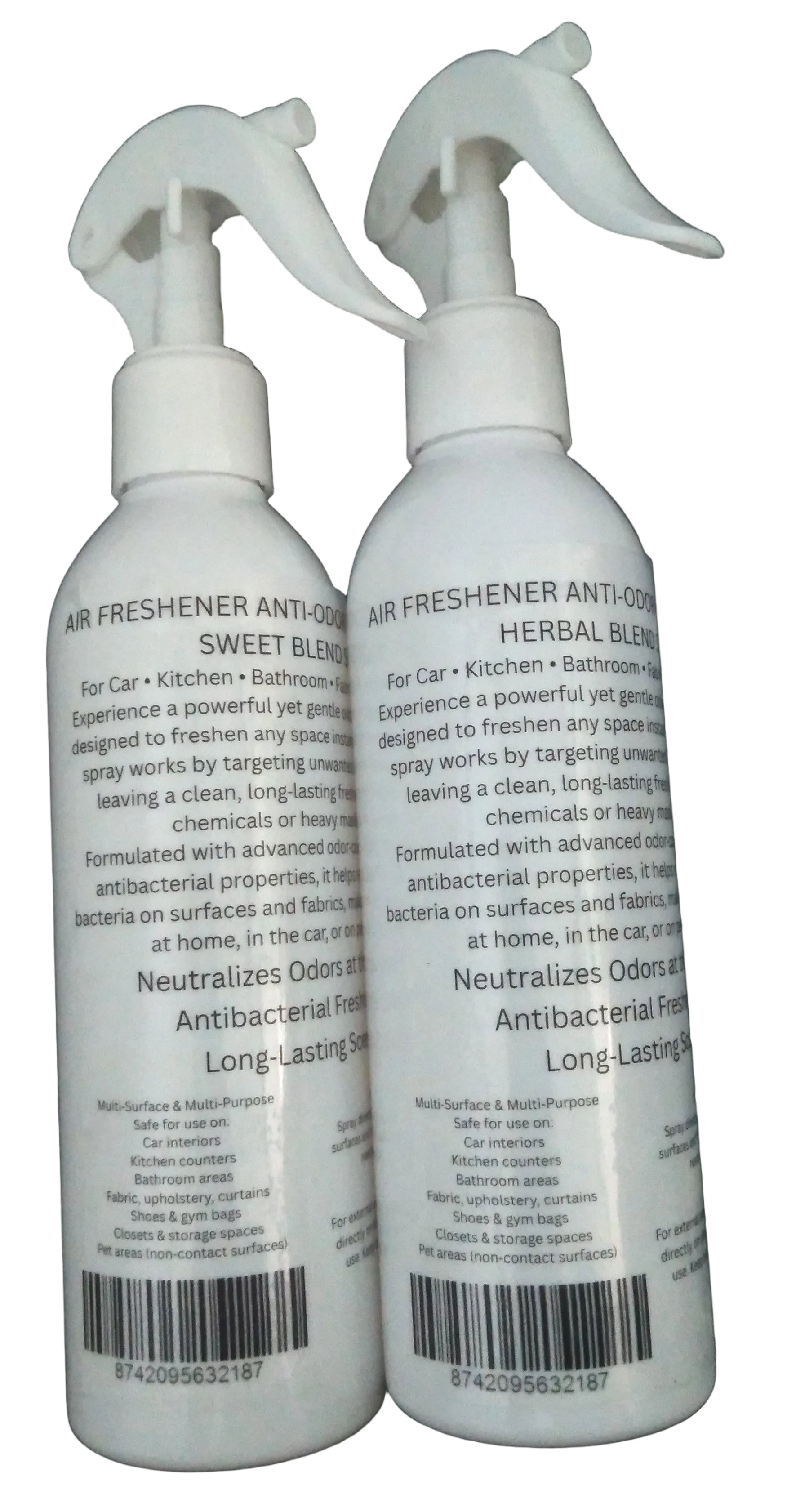 Air Freshener Spray Versatile Odor Eliminator for Room, Car Bathroom and Fabric (5 Bottles) 250 ml each