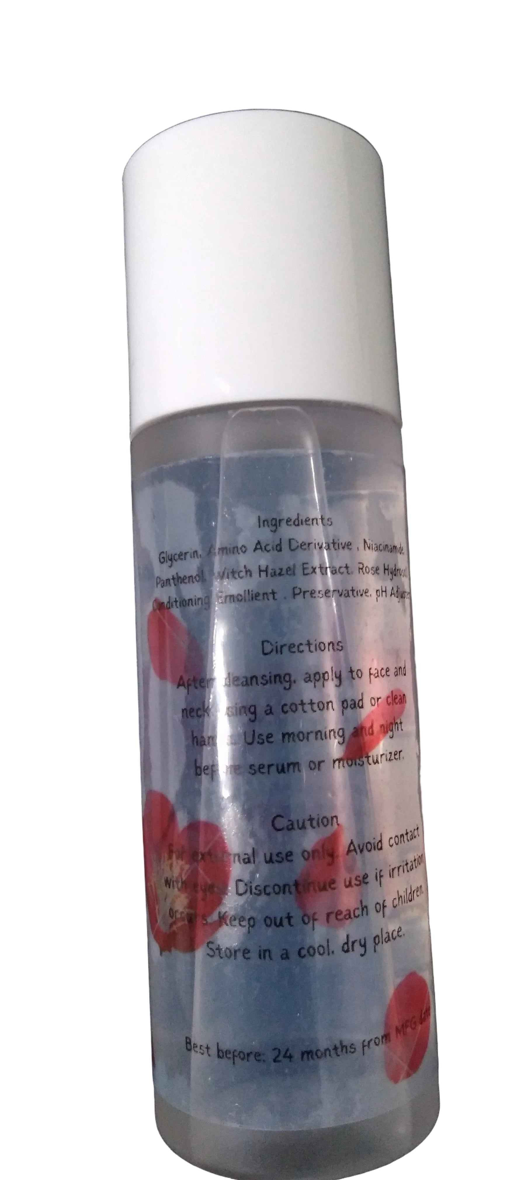 Facial Toner Hydrating, Alcohol‑Free Facial Toner with Niacinamide & Rose Hydrosol 5 Bottles(100 mL)