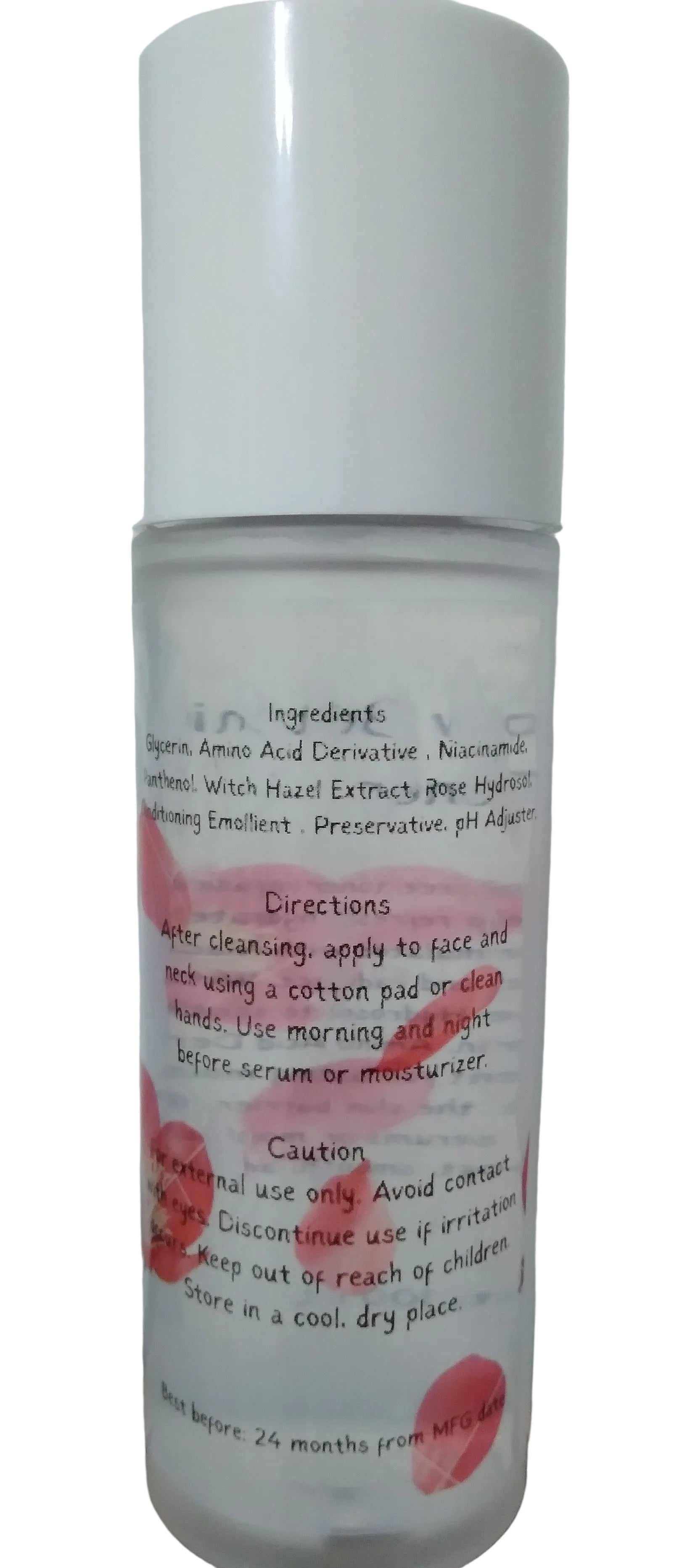 Facial Toner Hydrating, Alcohol‑Free Facial Toner with Niacinamide & Rose Hydrosol 5 Bottles(100 mL)